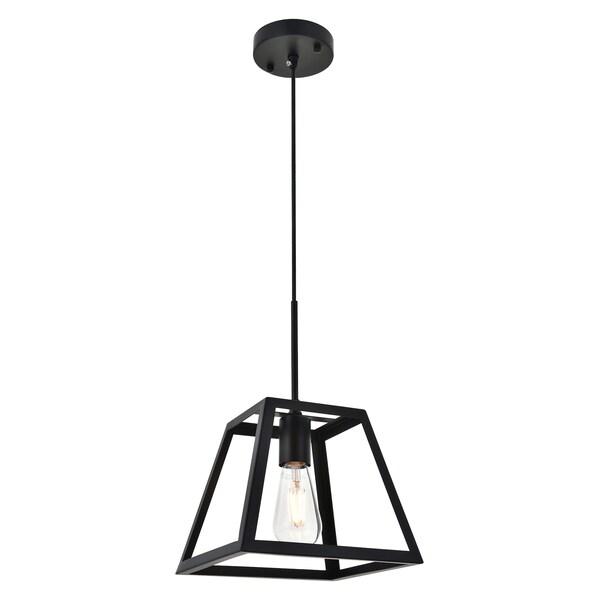 Resolute One Light Black Pendant